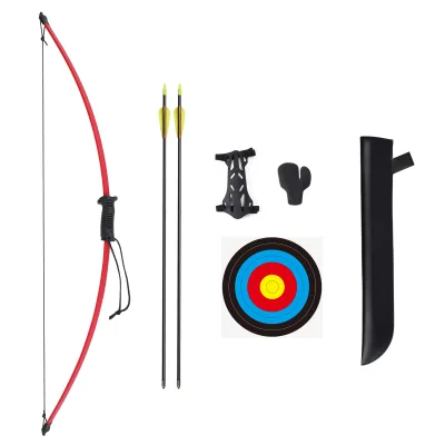 Elong Outdoor 44" Youth Bow and Arrows Set 15lbs Archery Recurve Bow Kit for Kids