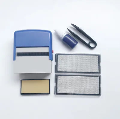 Factory Custom Platter Stamps DIY Combination Rubber Stamp Self Inking Rubber Stamp