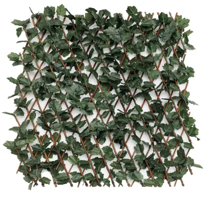 garden flower maple leaf extendable willow fence