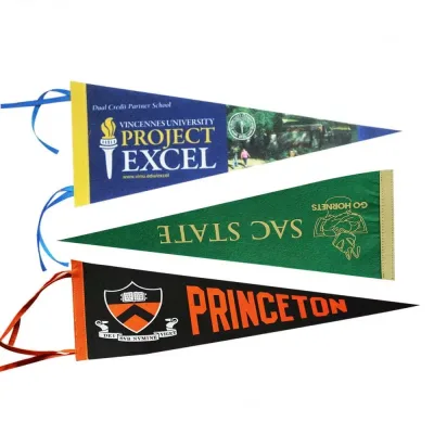 Activity Use School Felt Pennant Popular Souvenir Felt Pennants Flag