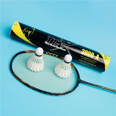 TCX3000A Custom Training Duck Feather Ball Class a Duck Feather Durable & Stable for Advanced Club Players Outdoor Use