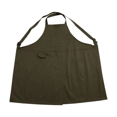 Duolai Elegant Split Design Kitchen Apron for Cooking & Baking with Custom logo