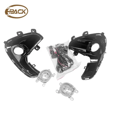 I-PACK New High-quality Foglamp Cover Fog Lights Set for Toyota Yaris 2020-2023 12V D2R Bulb Direct Replacement With Wires