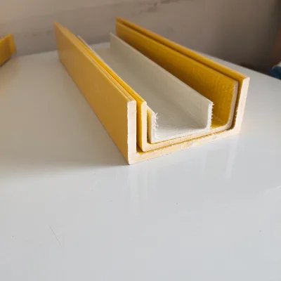 Premium Corrosion Resistant GRP C Channel Made by Pultrusion Process 50*30*3mm