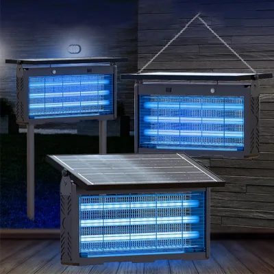 Solar powered mosquito killer lamp, outdoor waterproof, new courtyard garden, orchard villa, new mosquito repellent