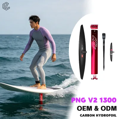 Downwind SUP Foil PNG V2 1300 Carbon Front Wing Fast Acceleration Low Drag Smooth Turning Small Swell Riding Performance Kite