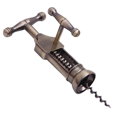 Antique Bronze Classic Retro Red Wine Bottle Opener Zinc Alloy Wine Corkscrew Cork Bottle Extractor Wine Bottle Opener