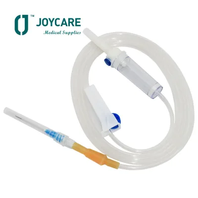 DEHP Free Single-use Iv Infusion Fluid Drip Set Disposable Medical  IV Infusion Set with Needle