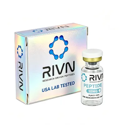 Custom Waterproof Medical-Grade Protective Packaging 2ml/3ml/10ml Label and Peptide Box 2Vials Plastic Tray Holographic Box