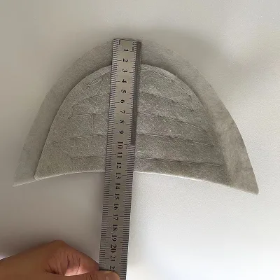 Garment Polyester and Canvas Shoulder Padding Shoulder Pads for Women's Garments-LY503-size:24*12.5*0.6CM