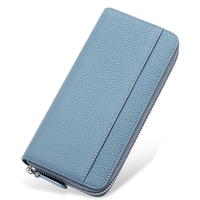 New Genuine Leather Women Wallets Clutch Bag Purses Long Wallets for Girl Ladies Money