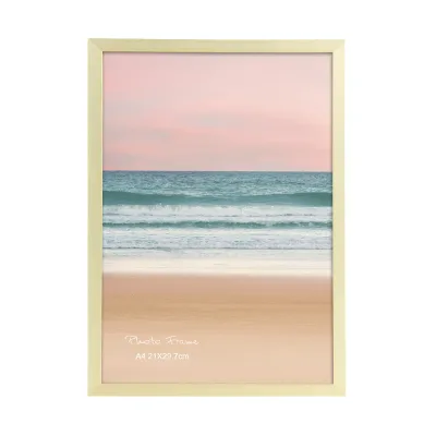 Jinn Home Modern Gold Aluminum Metal Photo Frame Wood Alloy Wall Picture Frames for Advertising Decorative Snap Frame