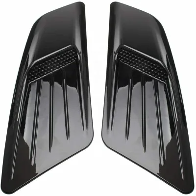 Carbon Fiber Air Flow Intake Scoop Turbo Bonnet Vent Cover Hood Car Universal