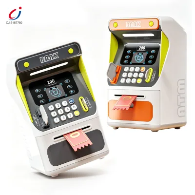 Chengji Oem Wholesale Hot Kids Cheap Coin Electronic Money Plastic Piggy Bank Facial Recognition Kids Money Safe Deposit Box