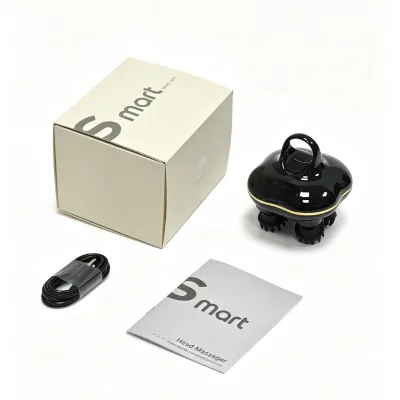 New Electric Head Massager: 5-Claw Design with Red Light Scalp Care and EMS Technology