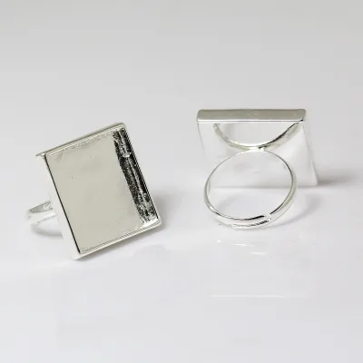 Beasnice brass retaining rings snap Circling setting for jewelry