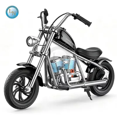 Kids Bike With Colorful Ambient Light Ride on Motorcycle Bike for Kids 12 Years Old