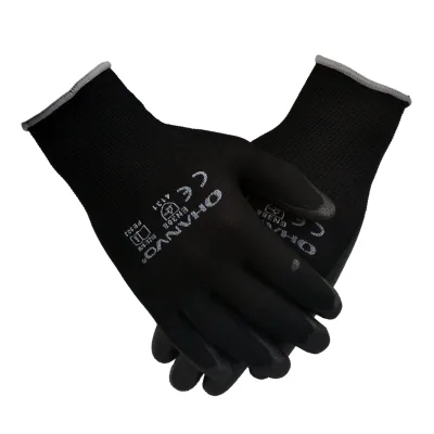 Universal Breathable Nylon PU Safety Gloves for Men Women Thin Non-Slip Comfortable Dirt-Resistant for Handling Maintenance