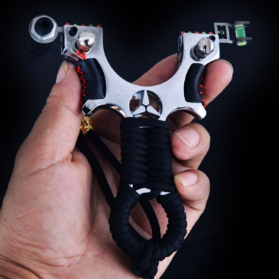 Powerful Laser Alloy Shooting Hunting Outdoor Competitive Catapult Slingshot