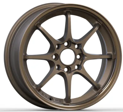 Bronze Color Asian Design 15x7 Concave 4x100 Alloy Car Wheels Rims