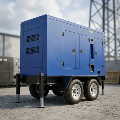 Mobile Trailer 50kw 100kw 100kVA Generadores De Electricidad Silent Generator Set