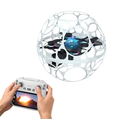 Global Brushless Motor Modular Battery RGB Arm Lights AI Flight Algorithm 360° Flips One-key Spin 4.5" Screen Controller