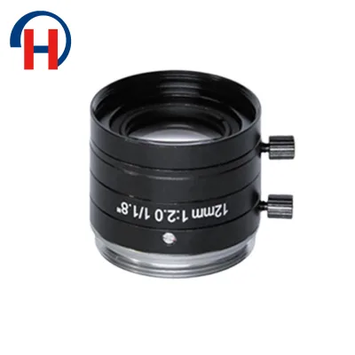 High Resolution 4MP FA 12mm Fixed Focus Aluminium C Mount Machine Vision Lens for 1/1.8" Industrial Camera