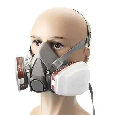 Factory Direct Hot Selling Half Face Gas Mask Chemical Dust protection Respirator