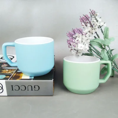 Wholesale high-quality ceramic mugs, porcelain coffee cups customized patterns and logos