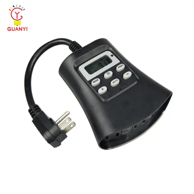 TM-074 Outdoor Digital Timer with 3 Ground Outlets Cyclic Mechanical Theory