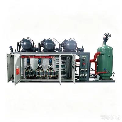Variable Capacity Air-cooled Screw Refrigeration Unit Low Temperature Blast Freezer Equipment for Food Processing
