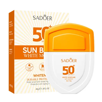 Organic Aloe SPF50 Sunscreen Long-Acting Moisturizing Repair Cream White RH 50g