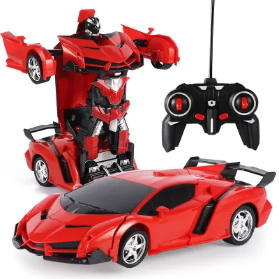 1 18 Scale 6 Channels Control Smart Robot Transform RC Car Remote Control Deformation Toy