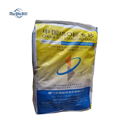 China ISO Standard Sand 20.25kg Per Bag for Cement Strength Test ISO Standard Test Sand