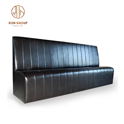 Cheap Price Industrial Style Indoor Hotel Banquet Nightclub Restaurant Furniture Leisure Lounge Upholstered Sofa Booth Seating