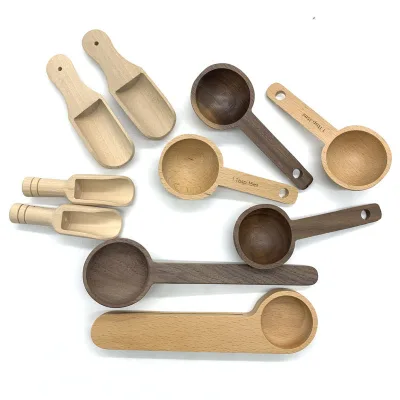 Wholesale Cheap Wood Salt Scoop for Kitchen