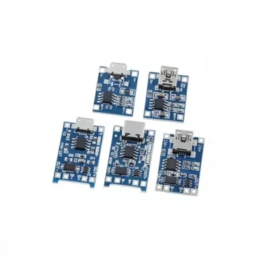 High-quality TP4056 1A 18650 Lithium Battery Charging Protection Board Module Tpey-C Female Socket 3.7V Overcharge Discharge