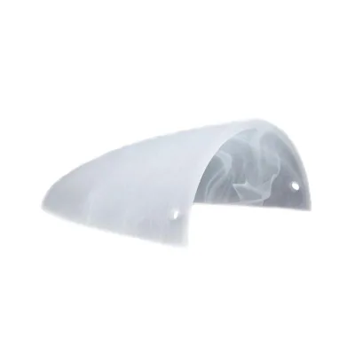 Centrifugal Glass Frosted Cloudy Glass Light Cover Half Curved Wall Mount Lamp Glass Lamp Shade