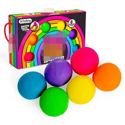 Cross-border Stress-Relief Toy Rainbow Colored Squishy Ball Gift Box Mini Sensory Squeeze Toy Set for Youth