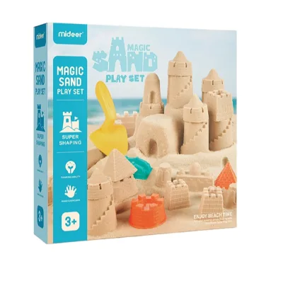 Mideer MD4134 Magic Sand Play Set New Arrival Magic Sand Set with Super Soft Sand and Tools for Kids to Play with at Home