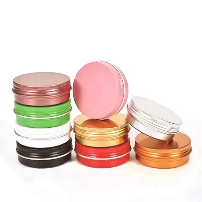 250g 300g 500g Empty Metal Aluminum Mini Lip Balm Cosmetic Cream Pink Candle Jar,Cosmetic Cream Jar,Aluminum Jars