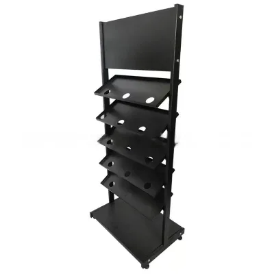 Durable Single-Sided Lawn Display Stand with Storage Feature Features Stable Metal Material