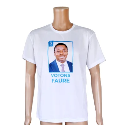 Budget-Friendly Unisex Polyester T-Shirts Unique Printed Designs for Election Campaign & Education Promotional Clothing