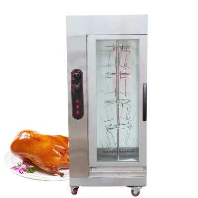 Wholesale Commercial 16pcs Gas Electric Chicken Grill  Whole Chicken Machine Rotisserie Oven Rotation Price