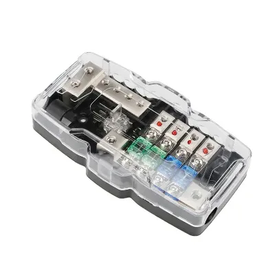 0/4 Gauge 4 Way Midi Mini-ANL Auto Car Audio Fuse Distribution Block