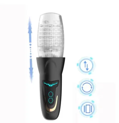 New Automatic Male Masturbator Telescopic Rotation Vibrating Man Masturbation Cup Simulation Piston Adult Supplies