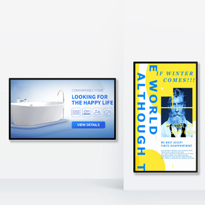Hot Selling Wall Mounted Advertising Machine High Quality High Definition LCD Display