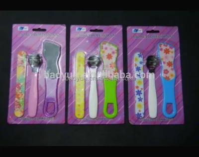 3 in 1 Foot Care Set, Callus Remover, Foot File, Emery Board, 3pcs Pedicure Set