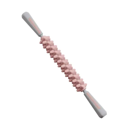 TPE Massage Stick Yoga Muscle Roller Deep Tissue Calf and Thigh Relief Recovery Tool for Post Workout Fitness Gym