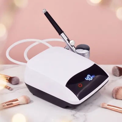 Portable Handheld Spraying Tool Widely Used in Nail Cosmetic Tattoo Graffiti Artwork Scale Model Airbrush Kit with Auto-stop
